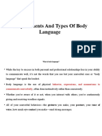 Requirements and Types of Body Language