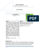 Format Jurnal Kesehatan