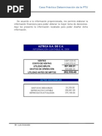 Caso Practico de La Determinacion de La Ptu