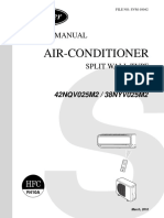 Service Manual Air Conditioner Split Wall Type