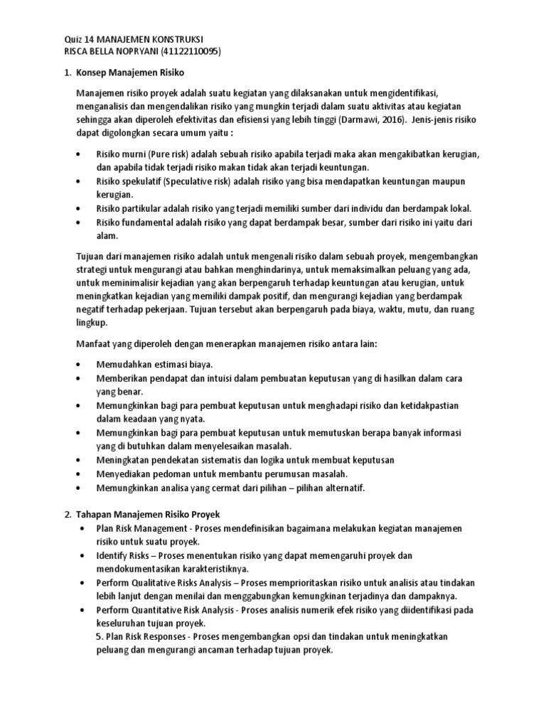 Quiz 14 Risca Bella Nopryani | PDF | Seni