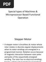 Special Types of Machines & Microprocessor Based Functional