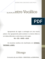 AULA 2 - Encontro Vocálico