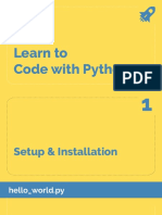 Learn To Code With Python - Course Notes