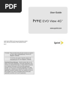 Download Sprint HTC EVO View 4G Manual by Wirefly SN61215916 doc pdf