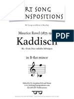 Kaddisch B Flat Minor Yiddish