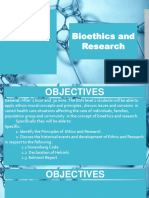 4.1 Bioethics and Research