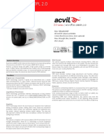 Fisa Tehnica Camera Supraveghere Exterior Acvil Pro ACV-EF20-1080PL 2.0
