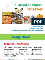 Pengawet Makanan Alami dan Sintetik