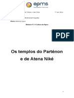 Os Templos Do Parténon e de Atena Niké