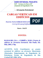 Alv. Estrutural - Distr. Vertical - Distribuição Das Cargas