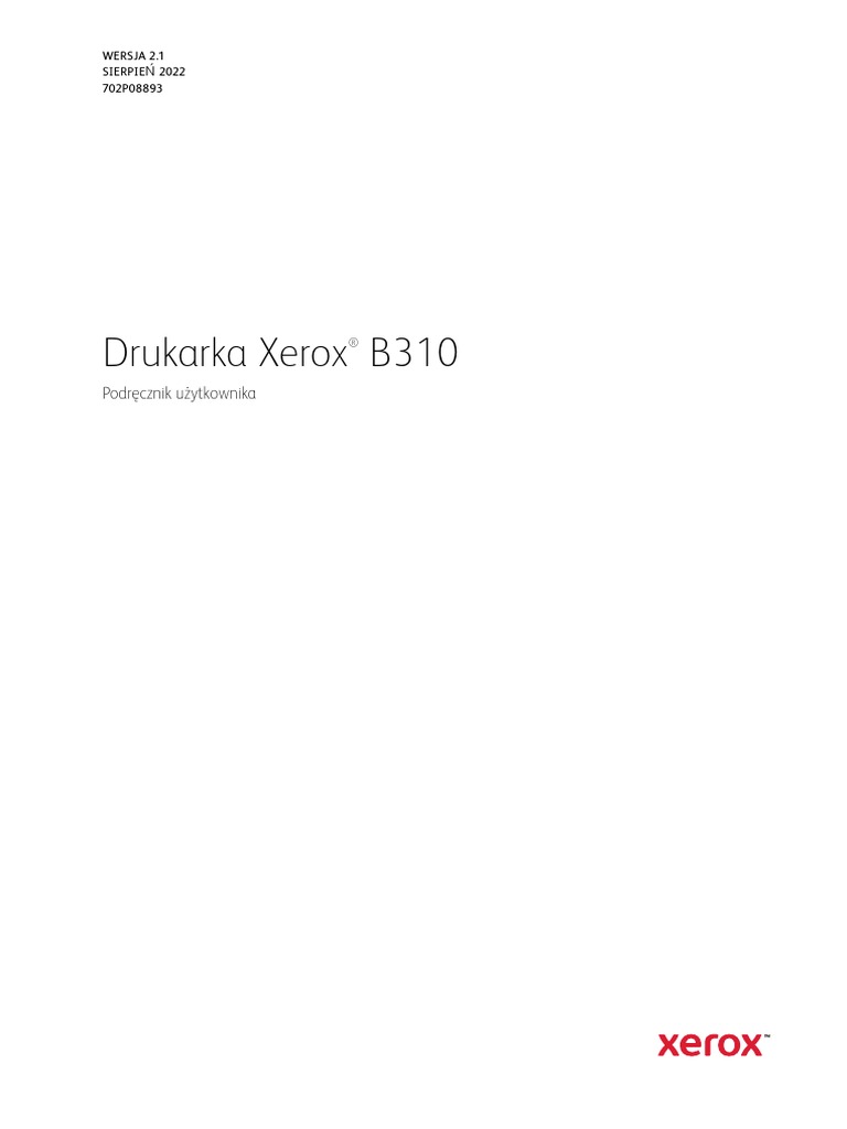 B310 Xerox | PDF