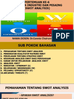 PPT KE-6 ANALISIS SWOT - Compressed