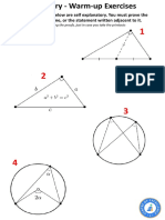 Tay Chon Geometry Warm Up Exercises