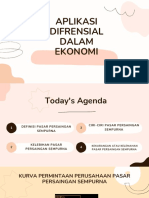 Aplikasi Difrensial Dalam Ekonomi