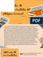 1987 Constitution The Irreplaceable Form of Philippine Government