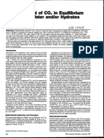 Water Content of CO, in Equilibrium With Liquid Water Andlor Hydrates