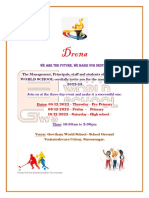 Invitation To Sports Meet - 2022-23