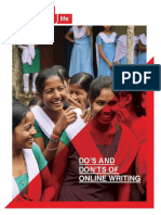 Do27s and Don27ts For Online Writing
