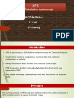 XPS (X ray Photoelectron spectroscopy