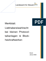 Merkblatt Liebhabereiwahlrecht-PV