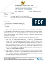 Surat Deputi - Percepatan Layanan Kenaikan Pangkat Dan Mutasi Berbasis SIASN