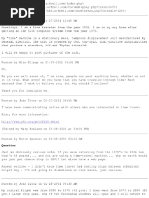 Time Travellers Tale, A - John Titor