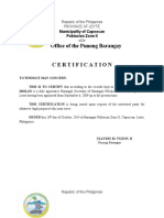 Certification Employment