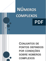 Conjuntos de pontos definidos por condições sobre números complexos