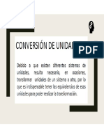 CONVERSIÓN DE UNIDADES