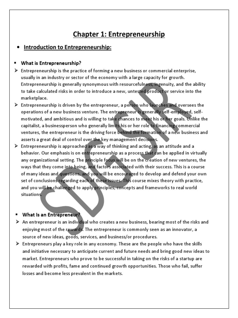 PDFIntroduction to Entrepreneurship