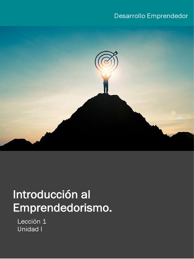 Desarrollo Emprendedor Completo | PDF | Iniciativa empresarial ...