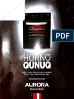 Manual de Instrucciones Horno Aurora Qunuq HEME HETG