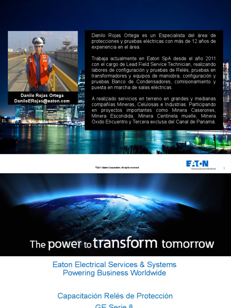 Presentación GE845 - GE850 | PDF | Relé | Electrónica