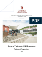 Ph.D. Rule Book