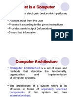 Lec01 - Computer Architecture