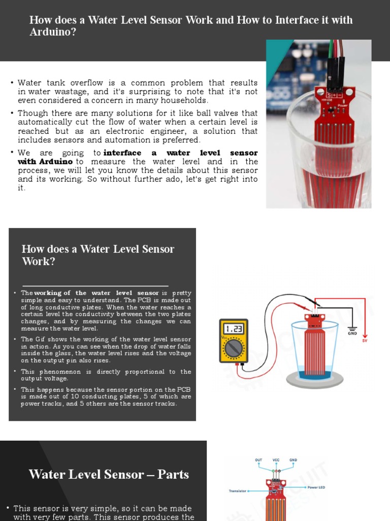 Arduino Water Level Sensor Guide | PDF | Home & Garden | Computers