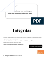 2022 - 04 - 08 Sma 5 - Integritas