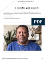 Pelé Internado - Entenda o Que É Câncer de Cólon - Saúde - G1