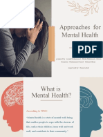 Approaches for Mental Health