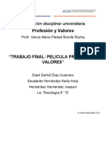 Trabajo Final Pelicula Profesion y Valores