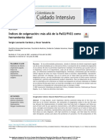 Indices de Oxigenación