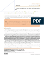 Incisional Hernia Repair in Rats: Description of The Sublay Technique Under Videomagnification System