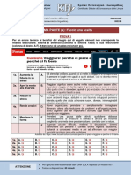 PRIMA PARTE (A) : Faccio Una Scelta: Prova 1