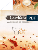 Cardápio Variedade de Receitas