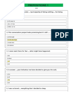 Prepositions 1