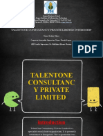 Talentone Consultancy Private Limited Internship