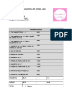 Lista de precios BF Grass