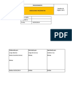 Procedimiento Mediciones Piezómetro