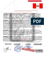 Contrat FACUNDO MEZA RONMEL FLORENTINO